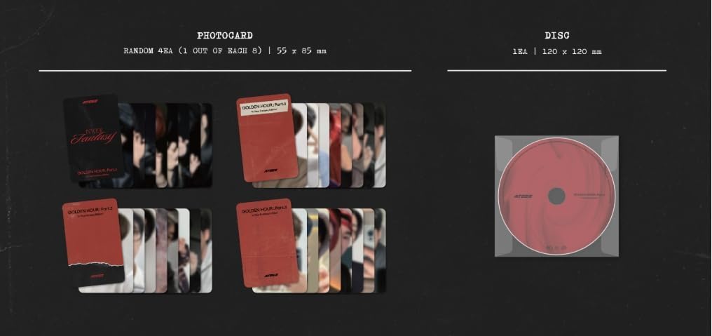 未開封 8冊 Ateez in your fantasy EDITION ATEEZ GOLDEN HOUR : Part.3 [In Your Fantasy Edition] (Limited